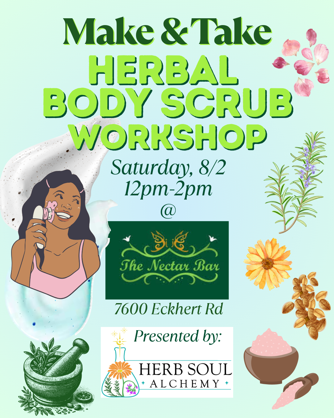 Herbal Body Scrub Workshop