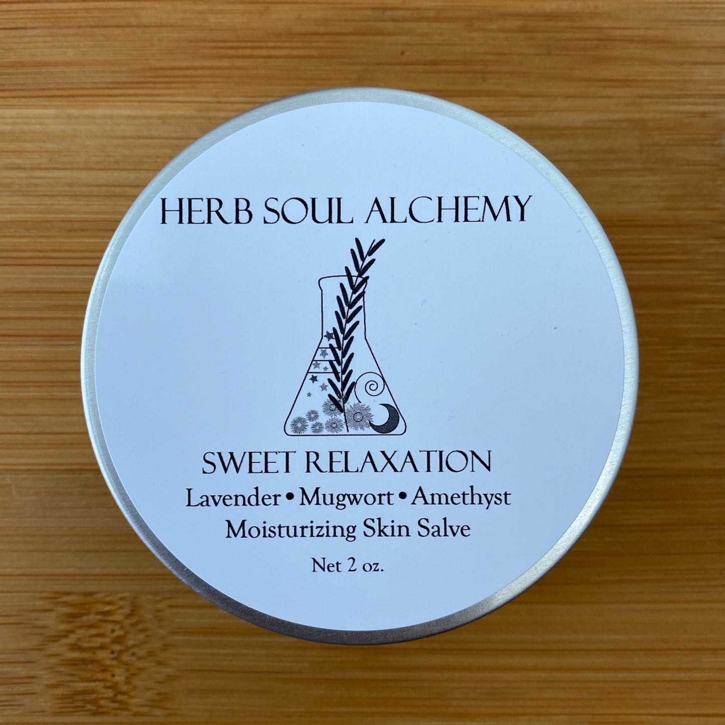 Lavender Mugwort Sweet Sleep All Natural Herbal Skin Salve for Relaxation