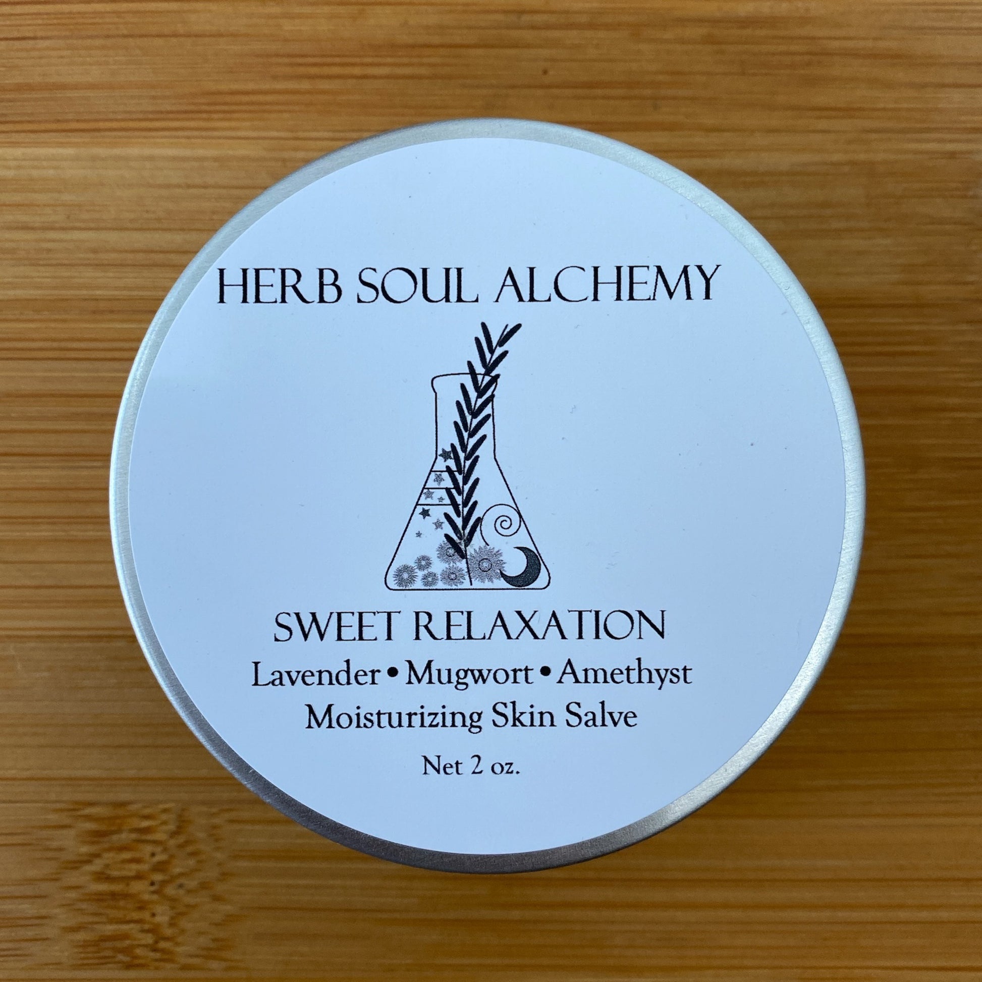 Lavender Mugwort Sweet Sleep All Natural Herbal Skin Salve for Relaxation